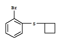 Structure of 2-Cyclobutylthio-phenyl bromide