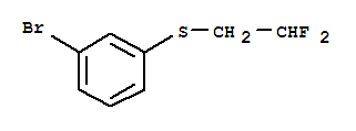 Structure of 1-Bromo-3-(2,2-difluoro-ethylsulfanyl)-benzene