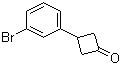 3-(3-溴苯基)环丁酮结构式