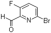 Structure of 3-Fluoro-6-bromo-2-pyridinecarboxaldehyde