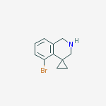 Structure of 5-BROMO-2,3-DIHYDRO-1H-SPIRO[CYCLOPROPANE-1,4-ISOQUINOLINE]