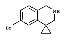 6-Bromo-2,3-dihydro-1H-spiro[cyclopropane-1,4-isoquinoline结构式