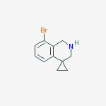 Structure of 8-BROMO-2,3-DIHYDRO-1H-SPIRO[CYCLOPROPANE-1,4-ISOQUINOLINE]