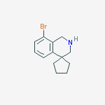 Structure of 8-BROMO-2,3-DIHYDRO-1H-SPIRO[CYCLOPENTANE-1,4-ISOQUINOLINE]