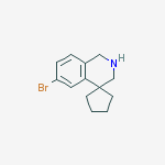 Structure of 6-BROMO-2,3-DIHYDRO-1H-SPIRO[CYCLOPENTANE-1,4-ISOQUINOLINE]