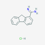 Structure of 9H-FLUORENE-1-CARBOXAMIDINE HYDROCHLORIDE