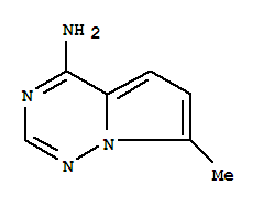 Structure of 7-Methylpyrrolo[1,2-f][1,2,4]triazin-4-amine