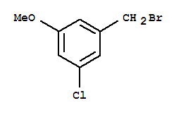 Structure of 1-(Bromomethyl)-3-chloro-5-methoxybenzene