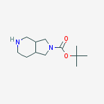 Structure of tert-butyl octahydro-1H-pyrrolo[3,4-c]pyridine-2-carboxylate