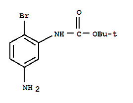 Structure of (5-AMINO-2-BROMO-PHENYL)-CARBAMIC ACID TERT-BUTYL ESTER