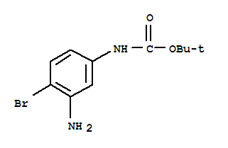 Structure of (3-AMINO-4-BROMO-PHENYL)-CARBAMIC ACID TERT-BUTYL ESTER