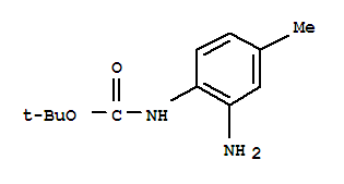Structure of (2-AMINO-4-METHYL-PHENYL)-CARBAMIC ACID TERT-BUTYL ESTER