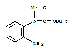 Structure of (2-AMINO-PHENYL)-METHYL-CARBAMIC ACID TERT-BUTYL ESTER
