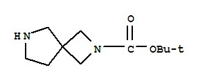 Structure of Tert-butyl 2,6-diazaspiro[3.4]octane-2-carboxylate
