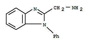 Structure of 2-AMINOMETHYL-1-PHENYL-1H-BENZOIMIDAZOLE