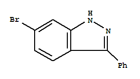6-溴-3-苯基-1H-吲唑结构式