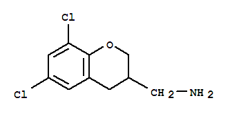 Structure of (6,8-DICHLORO-CHROMAN-3-YL)-METHYLAMINE