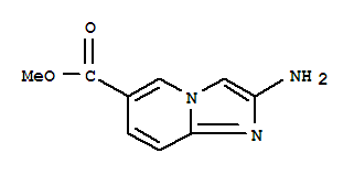 Structure of 2-AMINO-IMIDAZO[1,2-A]PYRIDINE-6-CARBOXYLIC ACID METHYL ESTER