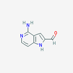 Structure of 4-AMINO-1H-PYRROLO[3,2-C]PYRIDINE-2-CARBALDEHYDE