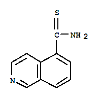 Structure of ISOQUINOLINE-5-CARBOTHIOIC ACID AMIDE
