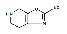 Structure of 2-PHENYL-4,5,6,7-TETRAHYDRO-OXAZOLO[5,4-C]PYRIDINE
