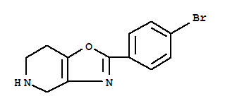 Structure of 2-(4-BROMO-PHENYL)-4,5,6,7-TETRAHYDRO-OXAZOLO[4,5-C]PYRIDINE