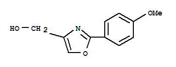 Structure of [2-(4-METHOXY-PHENYL)-OXAZOL-4-YL]-METHANOL