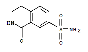 Structure of 1-OXO-1,2,3,4-TETRAHYDRO-ISOQUINOLINE-7-SULFONIC ACID AMIDE