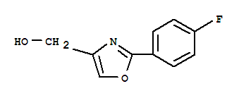 Structure of [2-(4-FLUORO-PHENYL)-OXAZOL-4-YL]-METHANOL