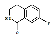 Structure of 7-FLUORO-3,4-DIHYDRO-2H-ISOQUINOLIN-1-ONE