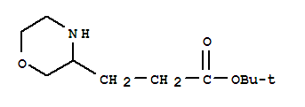 Structure of TERT-BUTYL 3-MORPHOLIN-3-YL-PROPIONATE