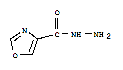 Structure of OXAZOLE-4-CARBOXYLIC ACID HYDRAZIDE