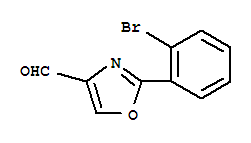 Structure of 2-(2-BROMO-PHENYL)-OXAZOLE-4-CARBALDEHYDE