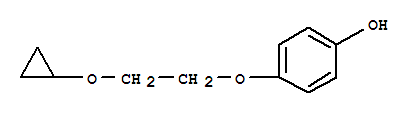 Structure of 4-(2-CYCLOPROPOXY-ETHOXY)-PHENOL