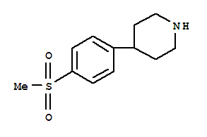 Structure of 4-(4-METHANESULFONYL-PHENYL)-PIPERIDINE