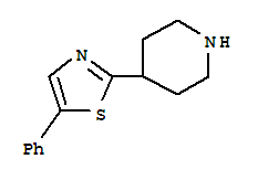 Structure of 4-(5-PHENYL-THIAZOL-2-YL)-PIPERIDINE