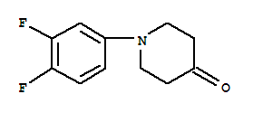 Structure of 1-(3,4-DIFLUORO-PHENYL)-PIPERIDIN-4-ONE