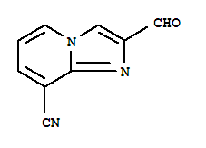 2-FORMYL-IMIDAZO[1,2-A]PYRIDINE-8-CARBONITRILE结构式