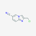 Structure of 2-CHLOROMETHYL-IMIDAZO[1,2-A]PYRIDINE-6-CARBONITRILE