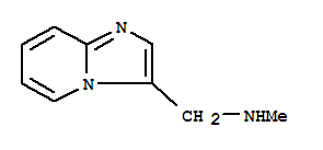 Structure of IMIDAZO[1,2-A]PYRIDIN-3-YLMETHYL-METHYL-AMINE