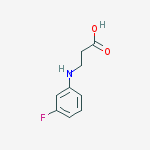 Structure of N-(3-FLUOROPHENYL)-3-AMINOPROPIONIC ACID