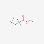 Structure of Ethyl 2,2-dimethyl-4,4,4-trifluorobutyrate