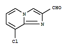 Structure of 8-CHLORO-IMIDAZO[1,2-A]PYRIDINE-2-CARBALDEHYDE