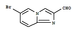 Structure of 6-BROMO-IMIDAZO[1,2-A]PYRIDINE-2-CARBOXALDEHYDE