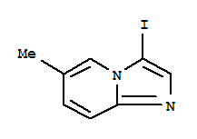 3-碘-6-甲基咪唑并[1,2-A]吡啶结构式