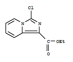 3-氯咪唑并[1,5-A〕吡啶-1-甲酸乙酯结构式
