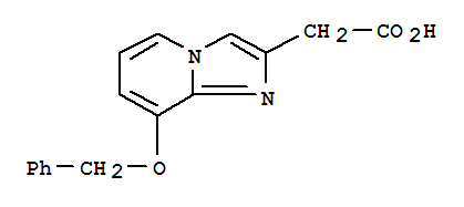Structure of (8-BENZYLOXY-IMIDAZO[1,2-A]PYRIDIN-2-YL)-ACETIC ACID