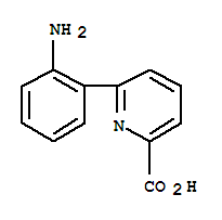 Structure of 6-(2-AMINO-PHENYL)-PYRIDINE-2-CARBOXYLIC ACID