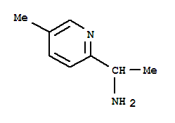 Structure of 1-(5-METHYL-PYRIDIN-2-YL)-ETHYLAMINE
