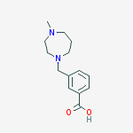 Structure of 3-(4-METHYL-[1,4]DIAZEPAN-1-YLMETHYL)-BENZOIC ACID